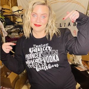 Reindeer Beverages long sleeve tee! New.